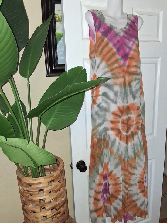 YFB Dresses & Skirts - Young Fabulous & Broke Tie-Dye Tank Maxi Dress - Venus Wash M
